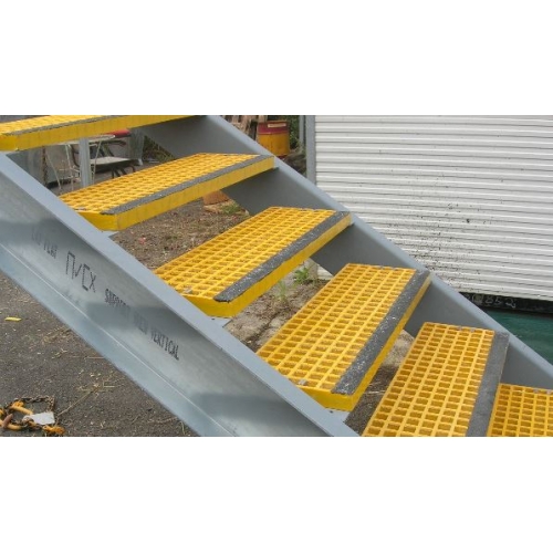 Fabricate Square Mesh FRP Grating / FRP Pultruded Grating / FRP Platform/ FRP staircase / FRP drain