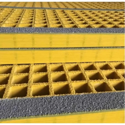 Fabricate Square Mesh FRP Grating / FRP Pultruded Grating / FRP Platform/ FRP staircase / FRP drain