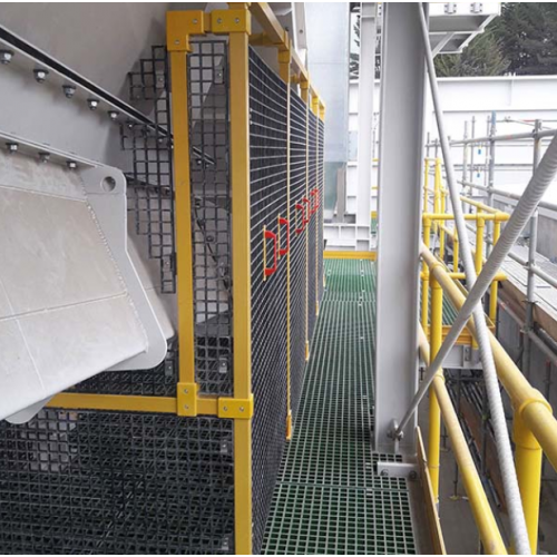 Fabricate Square Mesh FRP Grating / FRP Pultruded Grating / FRP Platform/ FRP staircase / FRP drain